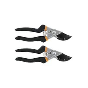 5/8 in. Cut Capacity Blade 8.5 in. Bypass Hand Pruning Shears (2-Pack)
