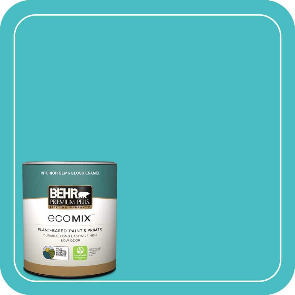 1 qt. Home Decorators #HDC-WR14-6 North Wind Semi-Gloss Enamel EcoMix Plant-Based Interior Paint & Primer price history on PriceWatchPro