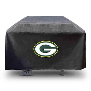 NFL-Green Bay Packers Rectangular Black Grill Cover - 68 in. x 21 in. x 35 in.