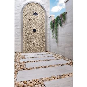 Mix Marble Pebbles 11.42 in. x 11.42 in. x 10 mm Tumbled Marble Mosaic Tile (9 sq. ft. / case)