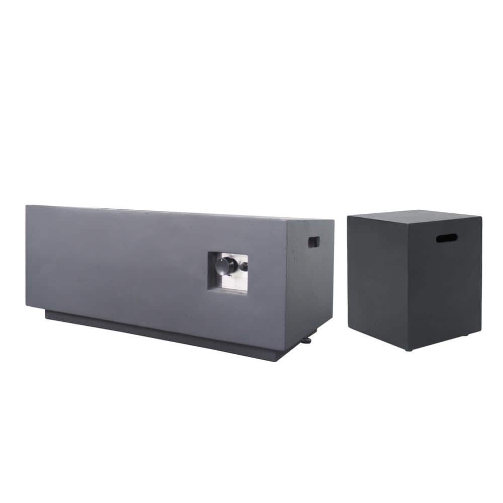 Reviews for Noble House Zachary 40 in. x 15 in. Rectangular Concrete