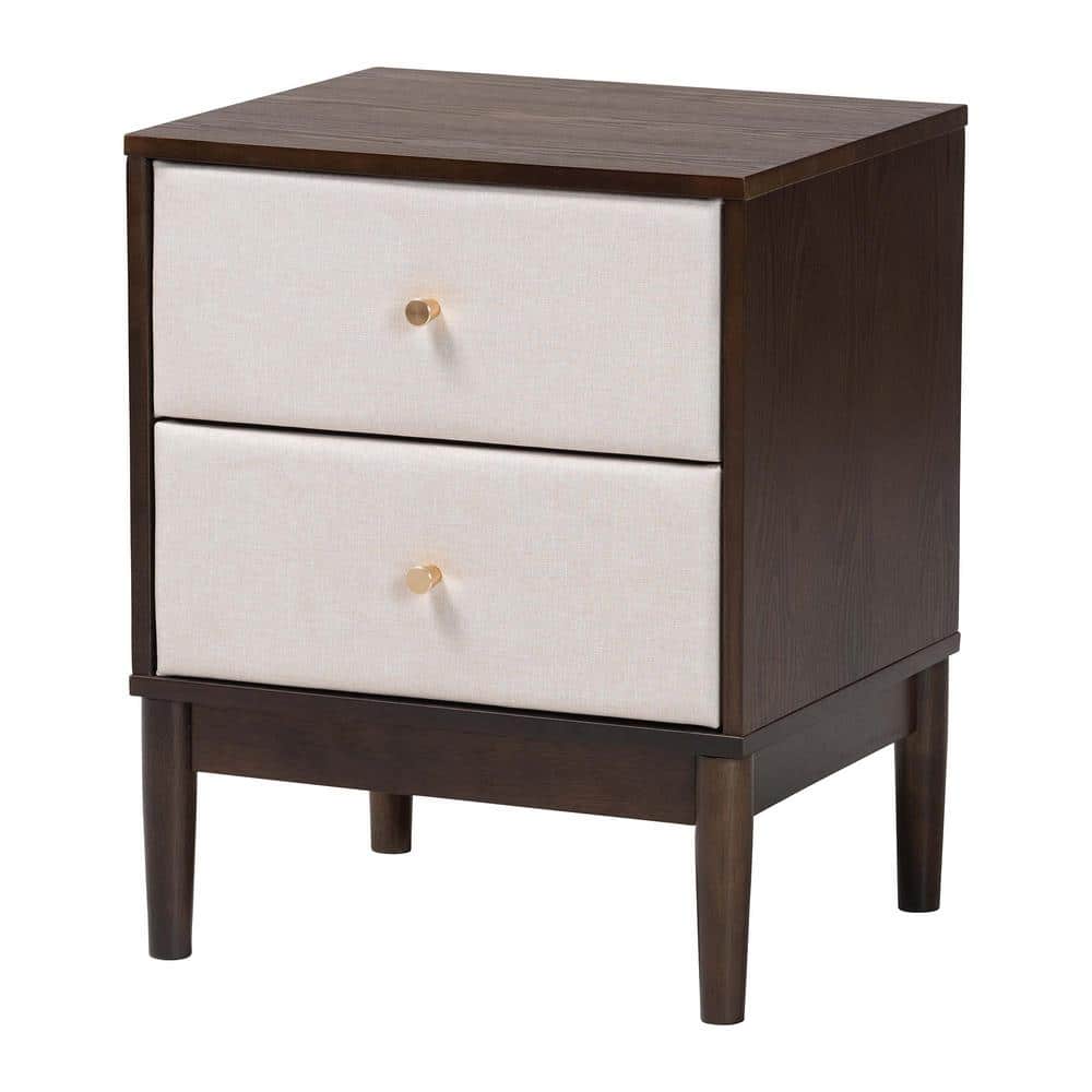 Nikolai Wenge Brown 2-Drawer Nightstand price history on PriceWatchPro