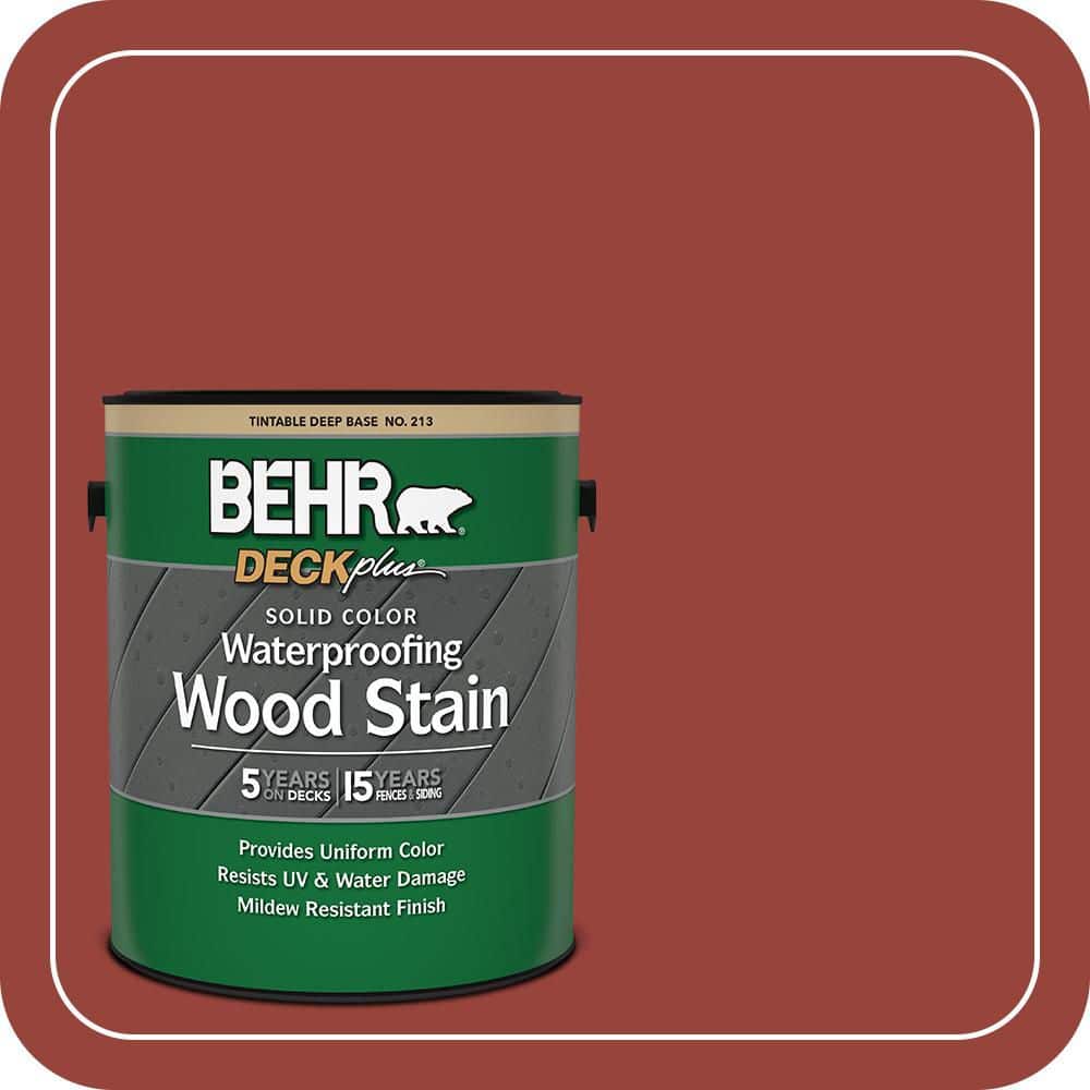 BEHR DECKplus 1 gal. #PPU2-17 Morocco Red Solid Color
