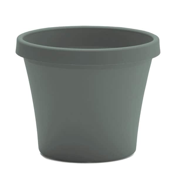 Bloem Terra 15 in. Black Plastic Planter TR1400 - The Home Depot