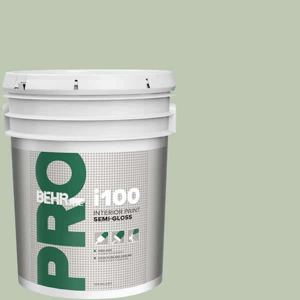 BEHR PRO 5 gal. #440E-3 Topiary Tint Semi-Gloss Interior Paint