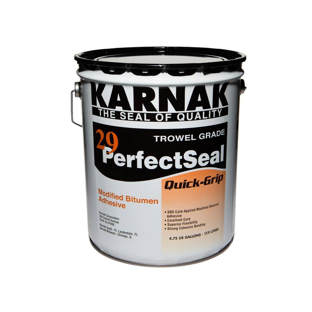 Karnak 29 PerfectSeal QuickGrip 5 Gal. Trowel Grade Modified Bitumen