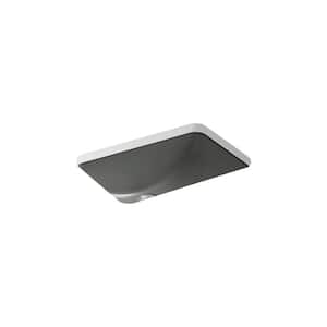 Ladena 20.88 Undermount Vitreous China Bathroom Sink in Gray