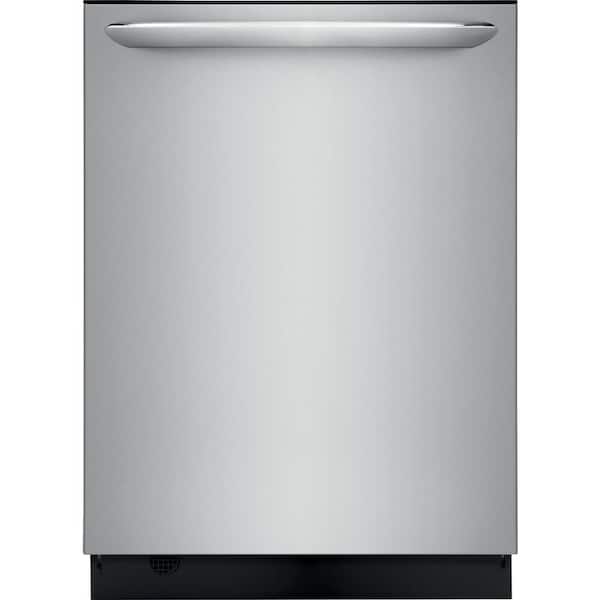 Frigidaire 24 In. in. Top Control Built-In Tall Tub Dishwasher in Stainless Steel with 5-Cycles, 49 dBA