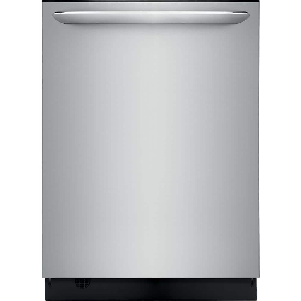 FRIGIDAIRE GALLERY 24 In. in. Top Control Built-In Tall Tub Dishwasher in Stainless Steel with 5-Cycles, 49 dBA, Smudge-Proof Stainless Steel
