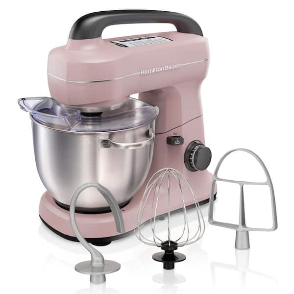 Hamilton Beach 4 Qt. 7-Speed Stainless Stand Mixer with Bowl - Home Depot