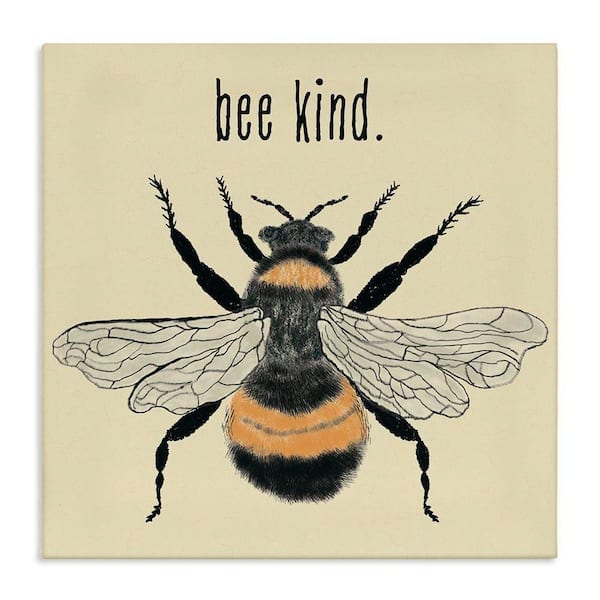 Stupell Industries Bee Humble and Kind Rustic by Creatif Belle