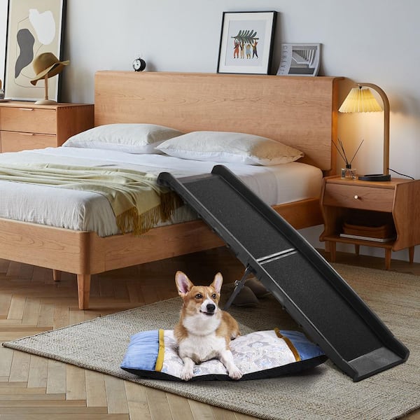 Collapsible dog ramp for bed best sale