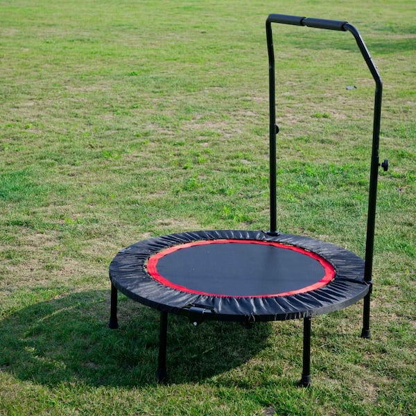 Miscool Ami 40 Inch Mini Exercise Trampoline Fitness Rebounder