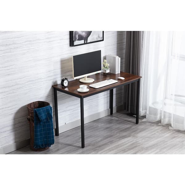 Luxor Gloss Workstation/Desk with Hidden Drawer Black 