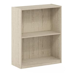 Gruen 21.8 in. Wide Metropolitan Pine 2 Shelf Standard Bookcase