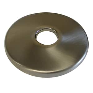 2-1/2 in. O.D. x 3/8 in. Height Low Pattern Steel Escutcheon for 1/2 in. Copper Tubing in Brushed Nickel