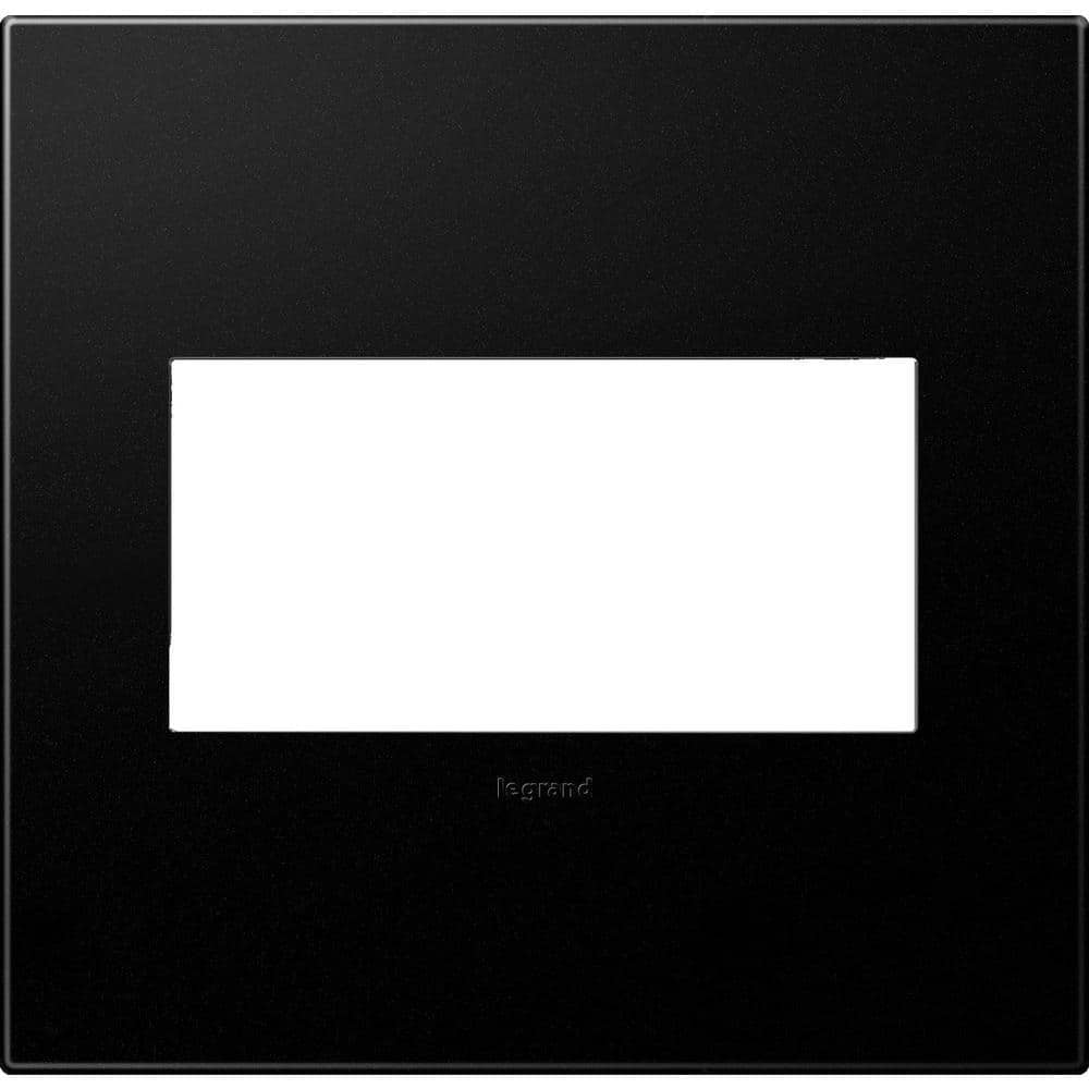 UPC 785007024531 product image for Adorne 2 Gang Decorator/Rocker Wall Plate with Microban, Graphite (1-Pack) | upcitemdb.com