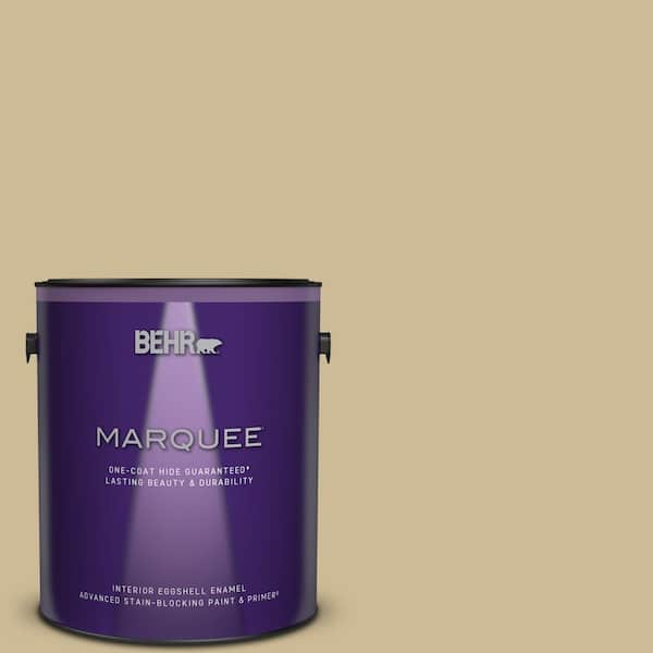 BEHR MARQUEE 1 gal. #MQ2-22 Hayloft One-Coat Hide Eggshell Enamel Interior Paint & Primer