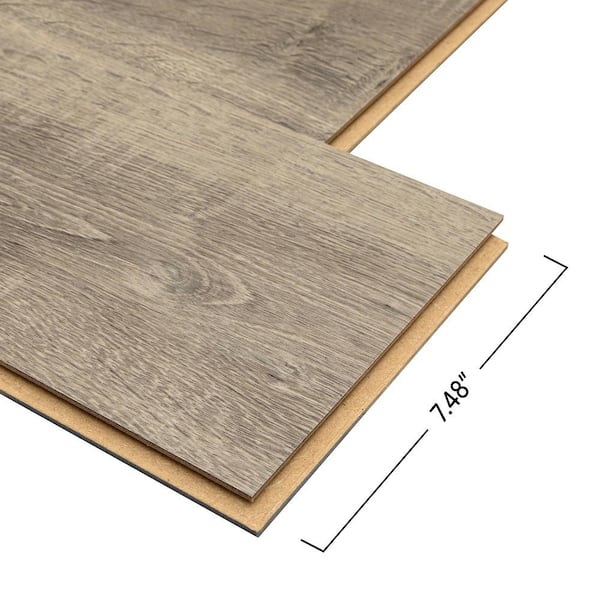 Take Home Sample - Outlast+ Mist Walters Gray Oak Waterproof Laminate Wood Flooring