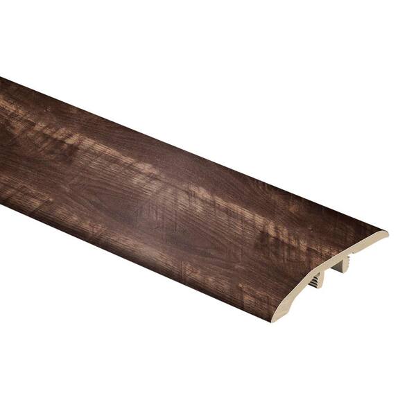 Zamma Coffee Antique Walnut 1/3 in. Thick x 1-13/16 in. Wide x 72 in. Length Vinyl Multi-Purpose Reducer Molding