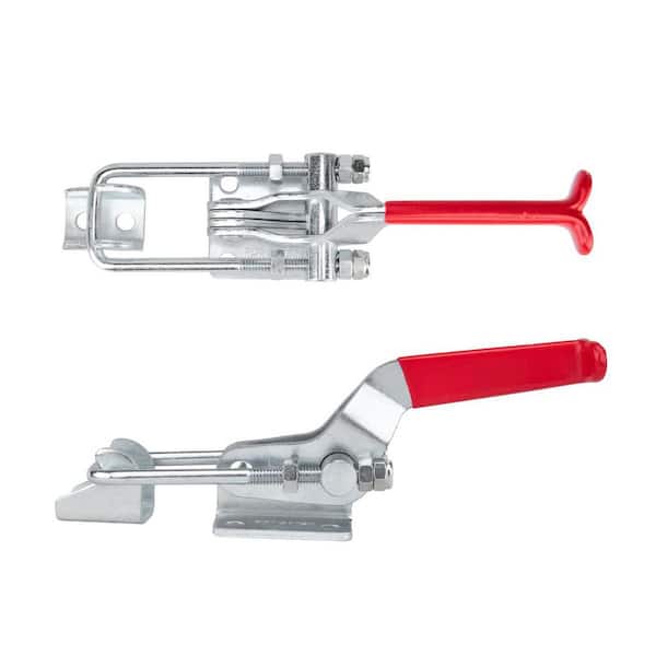 Heavy-Duty Adjustable Latch-Action U Bolt Toggle Clamps 40341-2000 lbs. Holding Capacity (2-Pack)