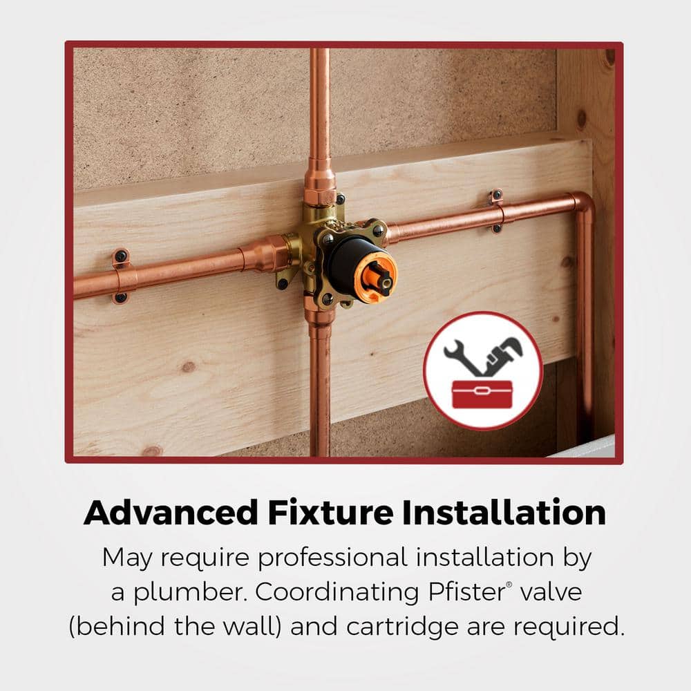 Tuscan Bronze Wall Mounted Shower Faucet Kit