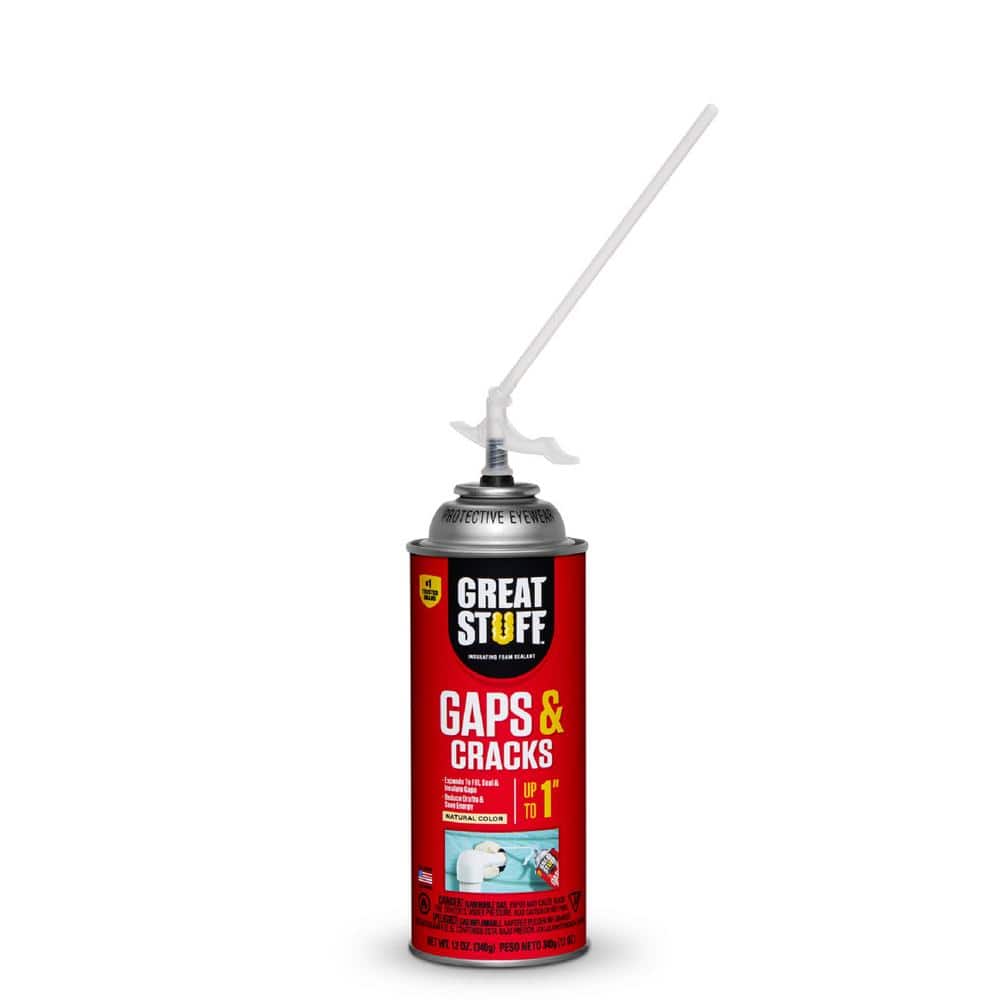 GREAT STUFF 12 oz. Gaps and Cracks Insulating Spray Foam Sealant 227112 - The Home Depot