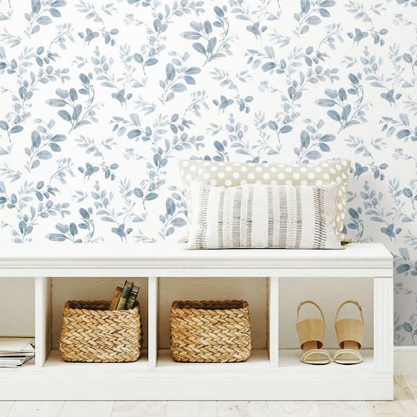 28.29 sq. ft. Dancing Leaves Peel and Stick Wallpaper