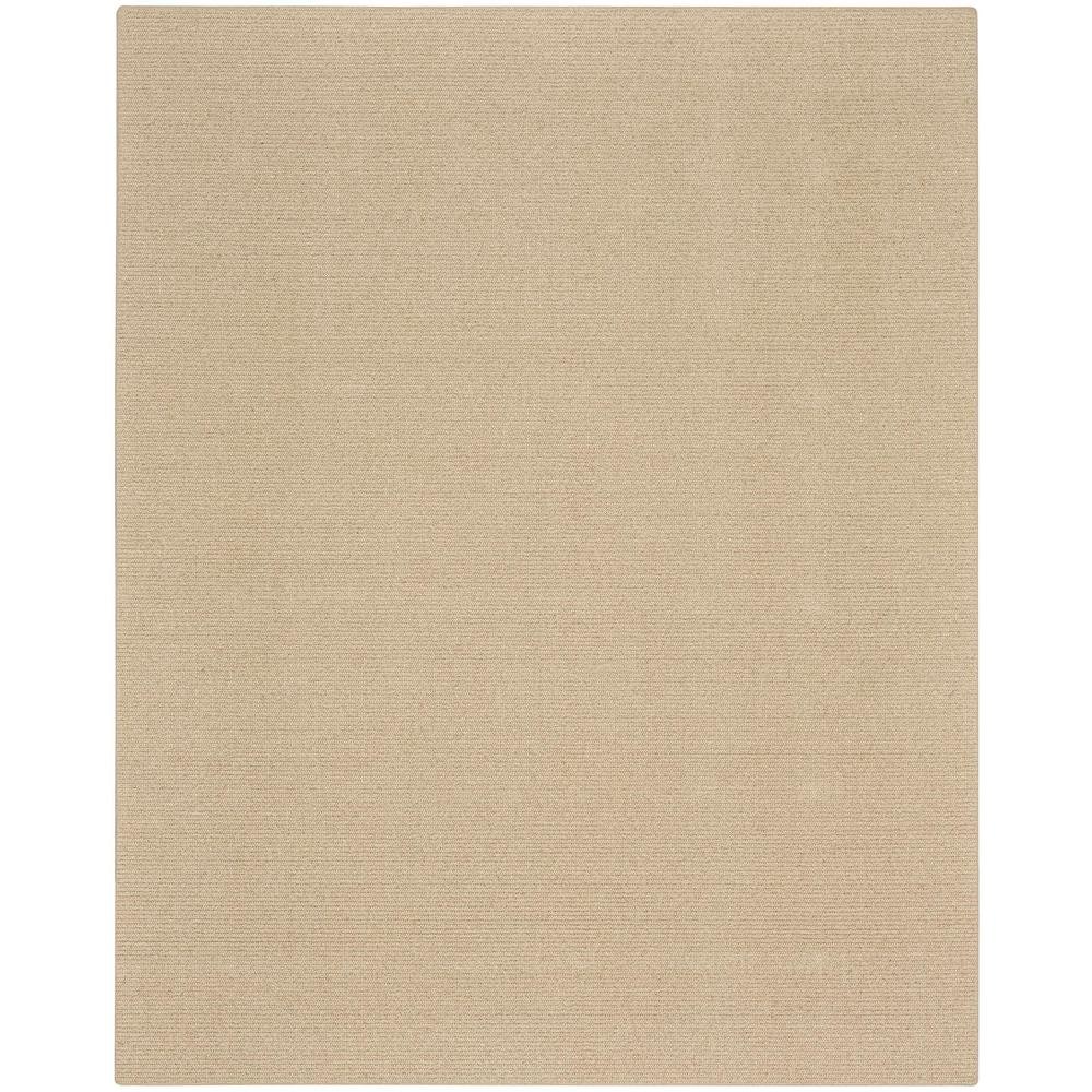 Natural Harmony Hampton Rib Manila 5 ft. x 7 ft. Custom Area Rug with