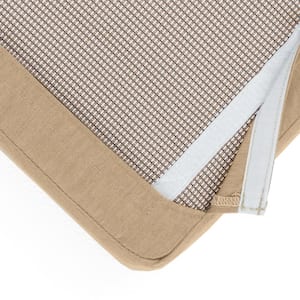 Deco 5-Piece Wicker Patio Conversation Set with Sunbrella Maxim Beige Cushions