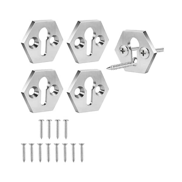 Hidden Railing Bracket 4 Set Newel Post Fastener Mounting Kit for Wood Handrail to Column ...