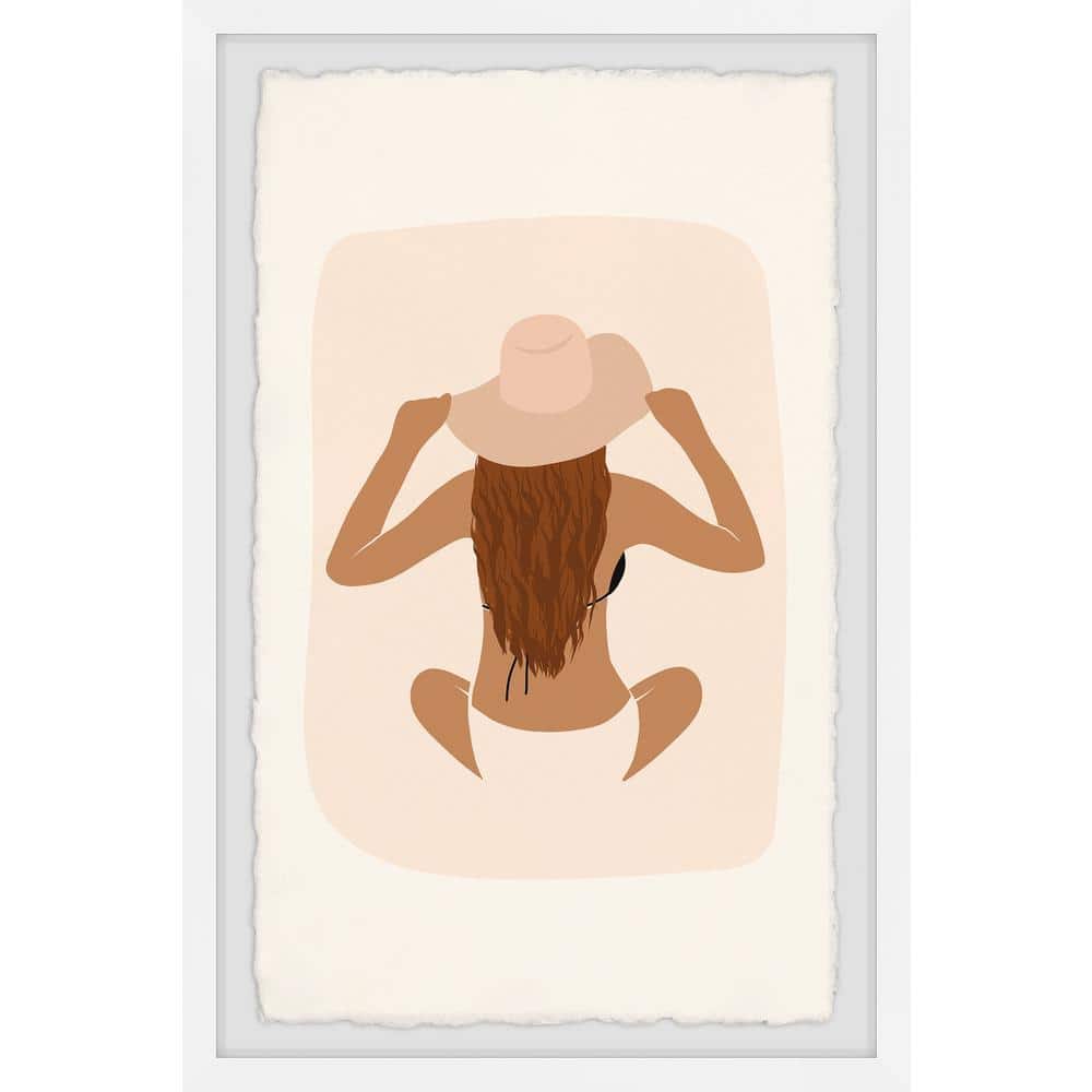 Waiting for Sunset by Marmont Hill Framed People Art Print 45 in. x 30 in.