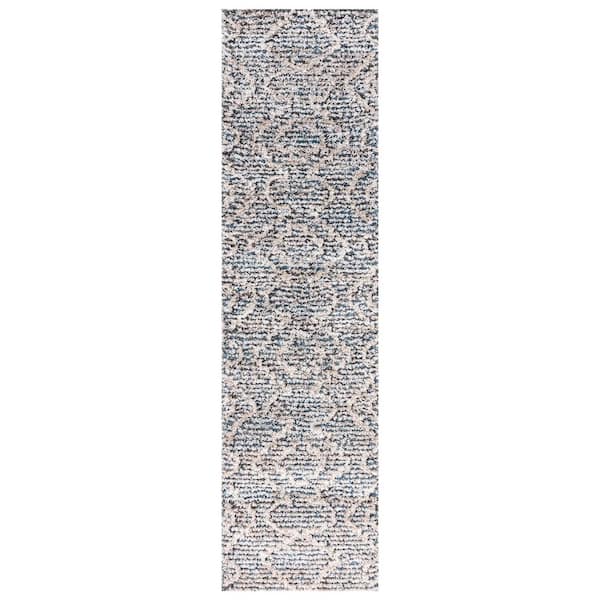 Concord Global Trading Serenity Blue 2 ft. x 7 ft. Traditional Runner Rug