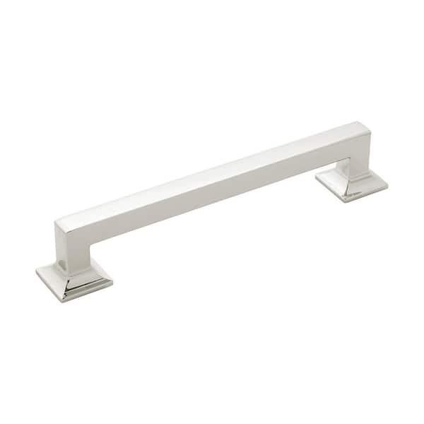 HICKORY HARDWARE Studio Collection 8 in. Center-to-Center Bright Nickel Appliance Pull