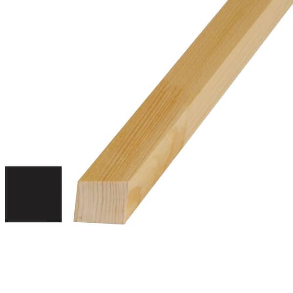Alexandria Moulding 1-1/8 in. x 1-1/8 in. x 96 in. Pine Finger-Jointed S4S Lattice Moulding