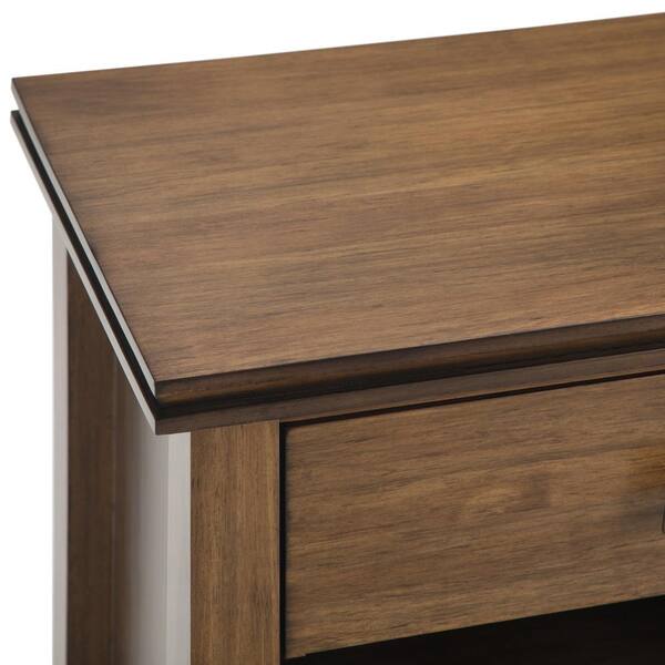 Simpli Home Artisan Solid Wood 24 in. Wide Transitional 1-Drawer 