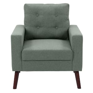 Elwood Light Green Tufted Accent Chair
