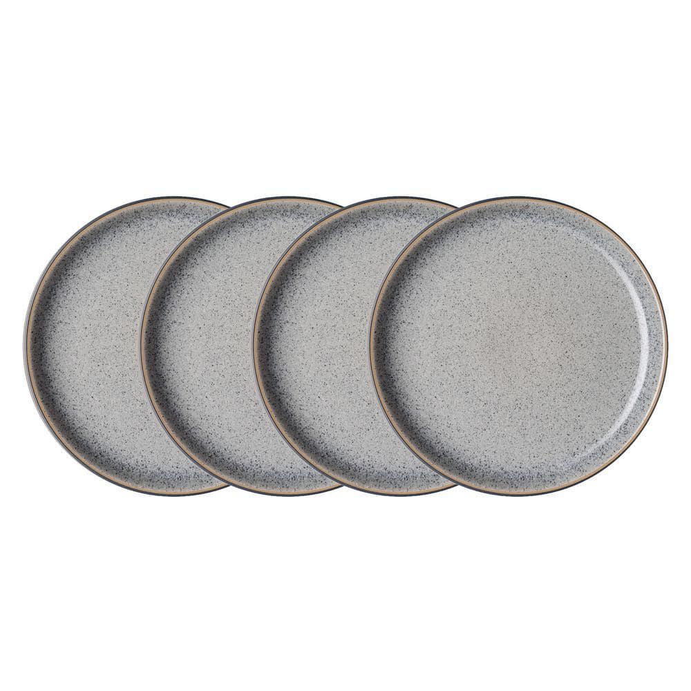 Denby Studio Grey Coupe Dinner Plate (Set of 4) STG-003G/4 - The