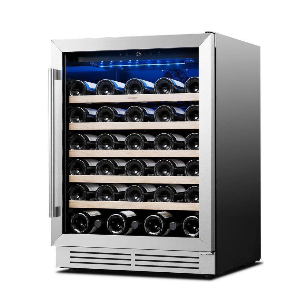 24 in. Dual Zone 18-Wine Bottles and 56-Cans Beverage and Wine Cooler in Black price history on PriceWatchPro