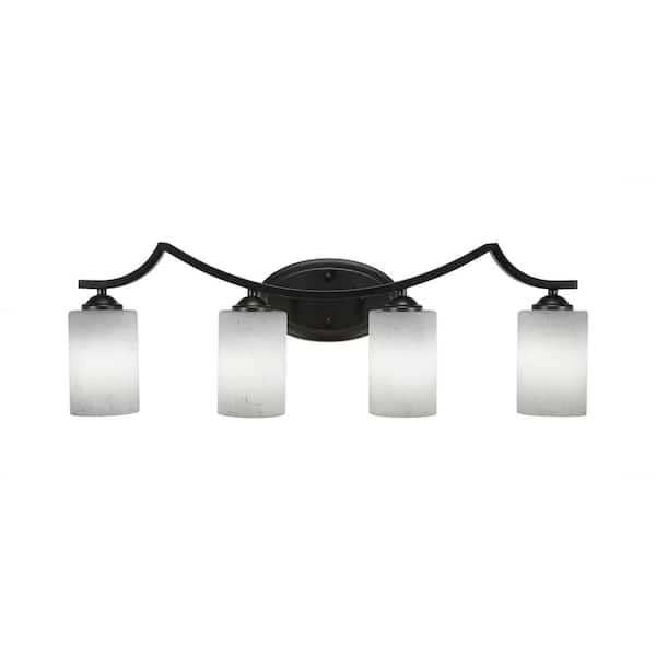Unbranded Cleveland 8 in. 1-Light Matte Black Vanity Light