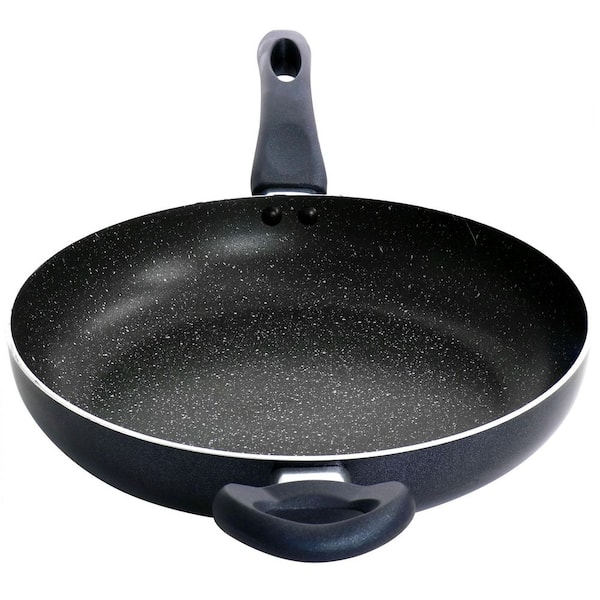 Oster Ashford 5 qt. Black Nonstick Aluminum Everyday Pan 985117612M - The  Home Depot