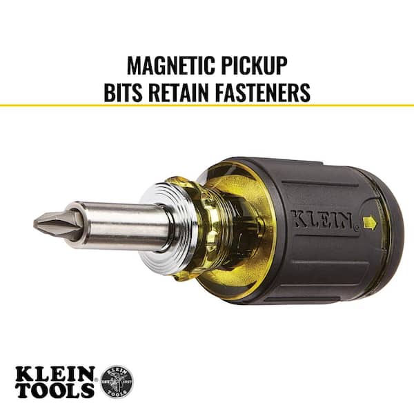 Klein Tools Adjustable Length Multi-Bit Screwdriver Set (2-Piece