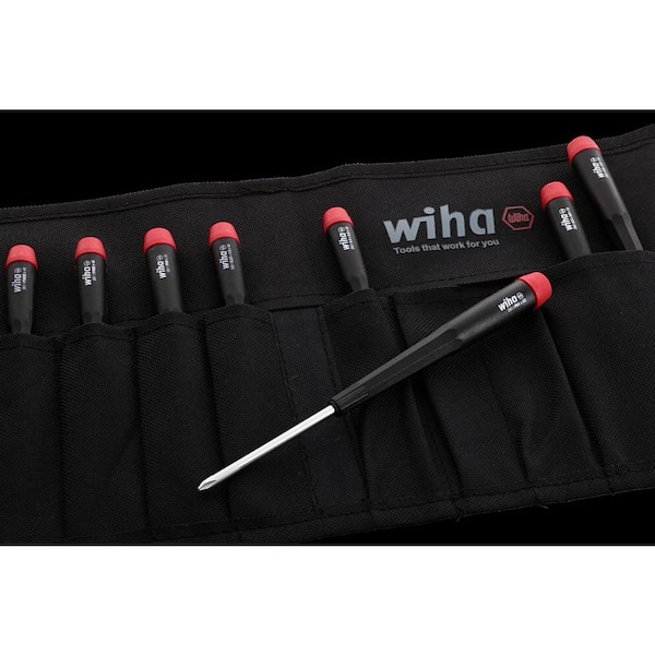 Wiha Precision Slotted and Phillips Screwdriver Set (8-Piece
