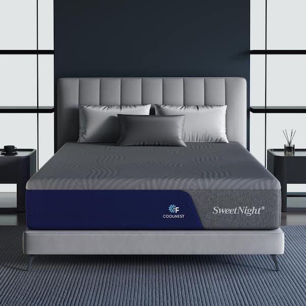 Sweetnight Coolnest Queen Medium Memory Foam 12 in. Mattress Bed-in-a-Box Mattresses