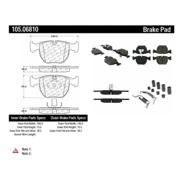 Centric Parts Disc Brake Pad Set