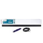 36 in. x 25 ft. Charcoal Fiberglass Clear Advantage All-In-One Screen Repair Kit for Windows and Door