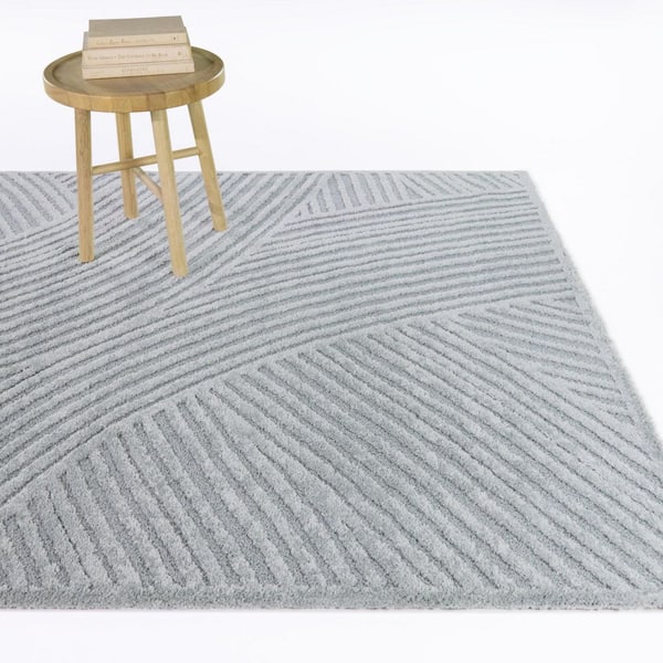 Claridge Teal 7 ft. 10 in. x 10 ft. Organic Arches Area Rug