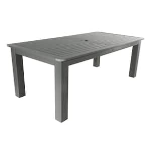Coastal Teak 42 in. x 84 in. Rectangular Recycled Plastic Outdoor Dining Table