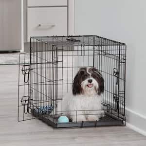 24 in. D x 20 in. H x 18 in. W Small Collapsable Dog Crate Kennel