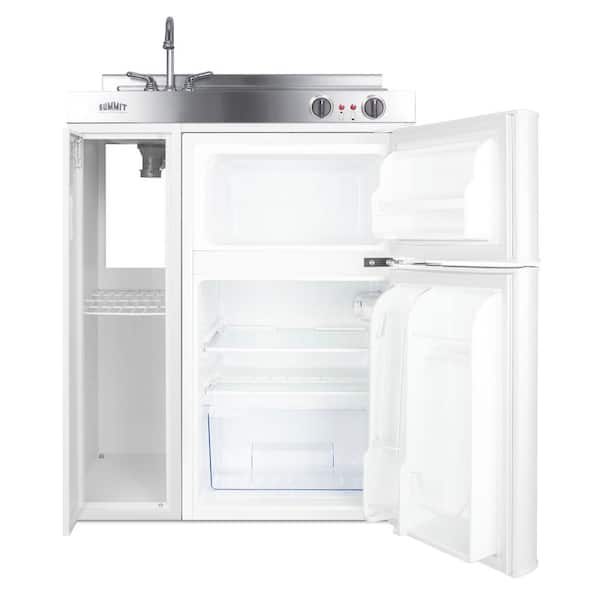 Summit Appliance 30 in. Compact Kitchen in White C30EL - The Home Depot